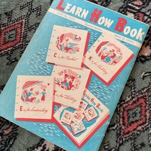 Rare! Vintage Coats Learn How book crochet knitting from 1971